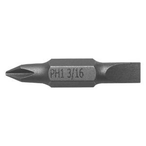 PH1+3/16 Double-ended Bit with Ball Detent (fit GenR, SK02,SK05,ST02 ST02B)