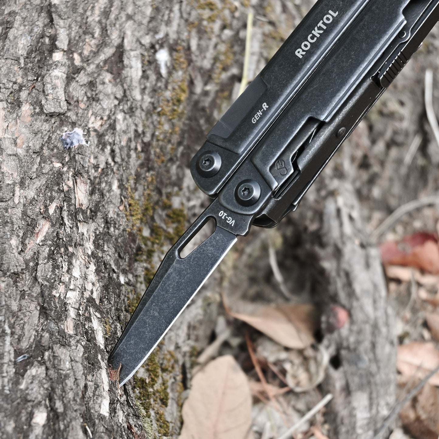 ¡NUEVA! Multiherramienta ROCKTOL GEN-R con hoja S35VN. Multiherramienta 27 en 1 con mango chapado en titanio para mochilerismo, senderismo y acampada.