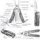 ROCKTOL SK02VG Multitool Pliers with VG-10 Knife Blade ,19 in 1 Stainless Steel Multi-tool Titanium-plated Handle Nylon Sheath Safety Locking Lightweight EDC Utility Tool for Outdoor Survival,Camping,Hunting, Hiking