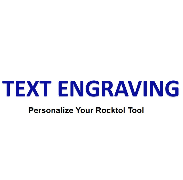 Servicio de grabado de texto personalizado (costo unitario)